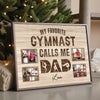 My Favorite Gymnast Calls Me Dad | Personalized Poster Gift