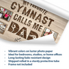 My Favorite Gymnast Calls Me Dad | Personalized Poster Gift
