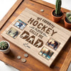My Favorite Hockey Player Calls Me Dad - Custom Photo Canvas Gift