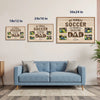My Favorite Soccer Player Calls Me Dad | Personalized Poster Gift