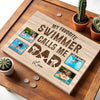 My Favorite Swimmer Calls Me Dad - Custom Photo Canvas Gift