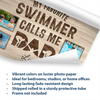 My Favorite Swimmer Calls Me Dad | Personalized Poster Gift