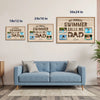 My Favorite Swimmer Calls Me Dad | Personalized Poster Gift