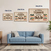 My Favorite Tennis Player Calls Me Dad | Personalized Poster Gift