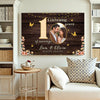 Personalized 10th Anniversary Canvas - Custom Photo Couple Wall Art