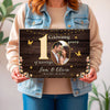 Personalized 10th Anniversary Canvas - Custom Photo Couple Wall Art
