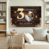 Personalized 30th Anniversary Canvas - Custom Photo Couple Wall Art