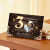 Personalized 30th Anniversary Canvas - Custom Photo Couple Wall Art