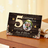 Personalized 50th Anniversary Canvas - Custom Photo Couple Wall Art