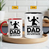 Pickleball Dad Mug - Cool Coffee Cup Gift for Father - Accent