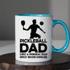 Pickleball Dad Mug - Cool Coffee Cup Gift for Father - Accent
