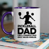 Pickleball Dad Mug - Cool Coffee Cup Gift for Father - Accent