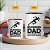 Runner Dad Mug - Cool Coffee Cup Gift for Father - Accent