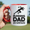 Runner Dad Mug - Cool Coffee Cup Gift for Father - Accent