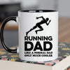 Runner Dad Mug - Cool Coffee Cup Gift for Father - Accent