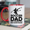 Soccer Dad Mug - Cool Coffee Cup Gift for Father - Accent - 11oz