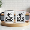 Soccer Dad Mug - Cool Coffee Cup Gift for Father - Accent