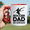 Soccer Dad Mug - Cool Coffee Cup Gift for Father - Accent