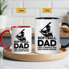 Softball Dad Mug - Cool Coffee Cup Gift for Father - Accent