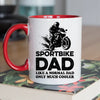 Sportbike Dad Mug - Cool Coffee Cup Gift for Father - Accent - 11oz