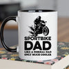 Sportbike Dad Mug - Cool Coffee Cup Gift for Father - Accent
