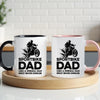 Sportbike Dad Mug - Cool Coffee Cup Gift for Father - Accent