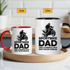 Sportbike Dad Mug - Cool Coffee Cup Gift for Father - Accent