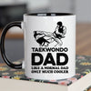 Taekwondo Dad Mug - Cool Coffee Cup Gift for Father - Accent
