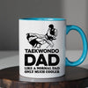 Taekwondo Dad Mug - Cool Coffee Cup Gift for Father - Accent
