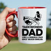 Taekwondo Dad Mug - Cool Coffee Cup Gift for Father - Accent