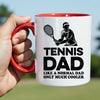 Tennis Dad Mug - Cool Coffee Cup Gift for Father - Accent