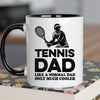Tennis Dad Mug - Cool Coffee Cup Gift for Father - Accent