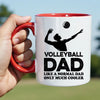 Volleyball Dad Mug - Cool Coffee Cup Gift for Father - Accent