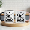 Volleyball Dad Mug - Cool Coffee Cup Gift for Father - Accent