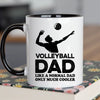 Volleyball Dad Mug - Cool Coffee Cup Gift for Father - Accent