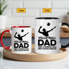 Volleyball Dad Mug - Cool Coffee Cup Gift for Father - Accent