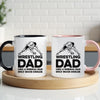 Wrestler Dad Mug - Cool Coffee Cup Gift for Father - Accent